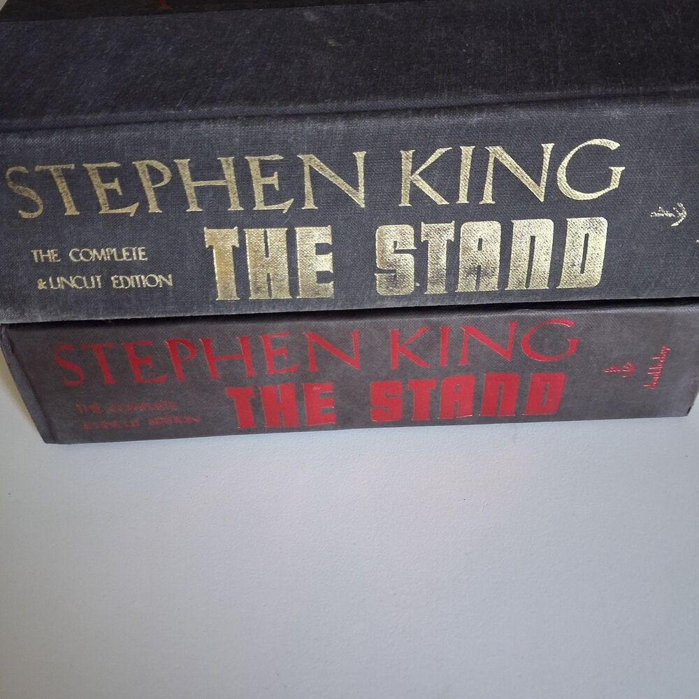 Stephen King THE STAND Uncut 1990 Hardcover Lot 2nd 22nd Printing No DJ